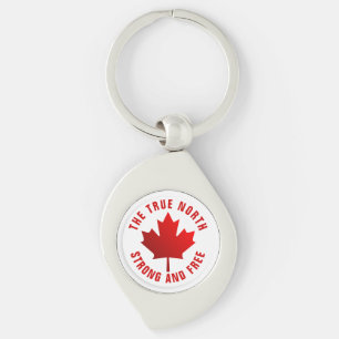Chaveiro True North Strong e Free Red Maple Folaf