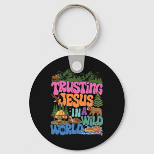 Chaveiro True North Vbs Confiar em Jesus Em Um Mundo Selvag