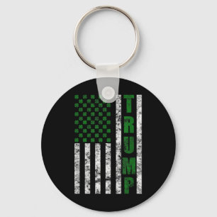 Chaveiro Trump 2020 American Flag Vintage Rua. Dia dos Patr
