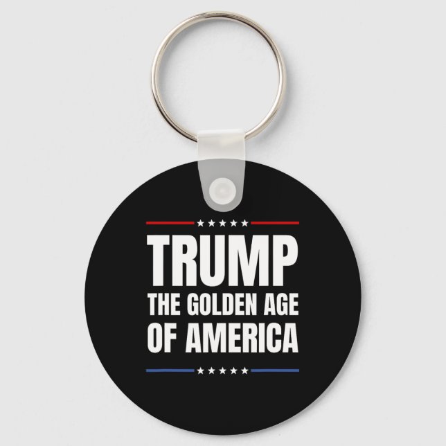 Chaveiro Trump 2024, A Idade Da Deusa Dos Eua (Frente)
