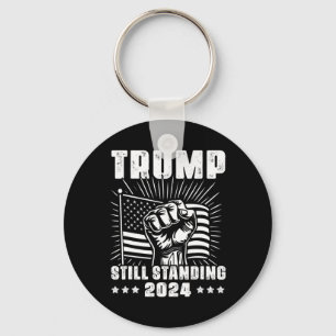 Chaveiro Trump 2024 Ainda em Pé Bandeira Americana Donald T