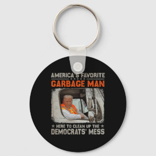 Chaveiro Trump 2024 Eletion Trump Garbage Man Vote Trump P