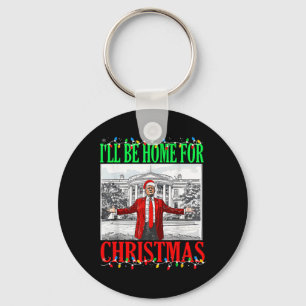 Chaveiro Trump 2024 Estarei Em Casa Para O Natal Engraçado