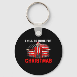 Chaveiro Trump 2024 Estarei Em Casa Para O Natal Trump Xmas