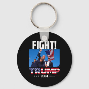 Chaveiro Trump 2024 Fight Fist Rally Trump Rally 2024 Ameri