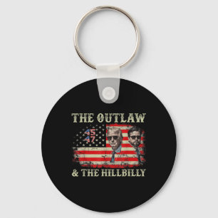 Chaveiro Trump 2024 Flag Outlaw Hillbilly J.d.vance 2024 Do