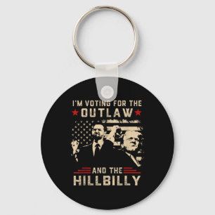 Chaveiro Trump 2024 Flag Outlaw Hillbilly J.d.vance 2024 Do