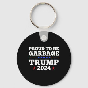 Chaveiro Trump 2024 Orgulhoso De Ser Lixo Presidencial Elei