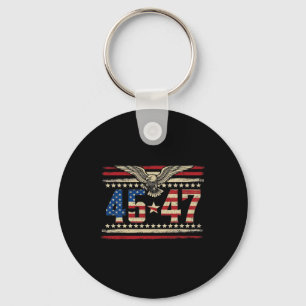 Chaveiro Trump 2024, Presidente 45 E 47, Bandeira Americana