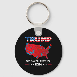 Chaveiro Trump 2024 Salvamos Eleição Presidencial Americana