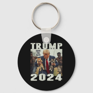 Chaveiro Trump 2024 Salve Os Gatos Dizendo Debate
