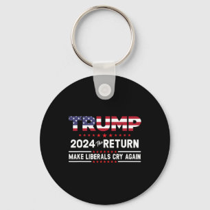 Chaveiro Trump 2024 The Return - Make Liberals Cry Novament