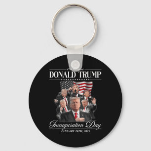 Chaveiro Trump 2025 47º Presidente Inauguração do Estado Un