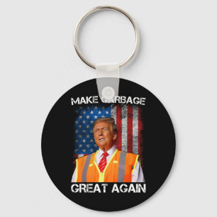 Chaveiro Trump 2025 Faça o Lixo ser Grande Novamente Engraç