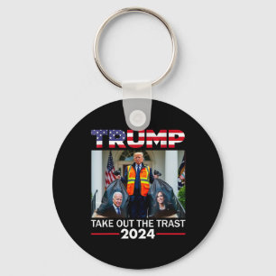 Chaveiro Trump 2025 Tire o Lixo Engraçado Trump Lixo