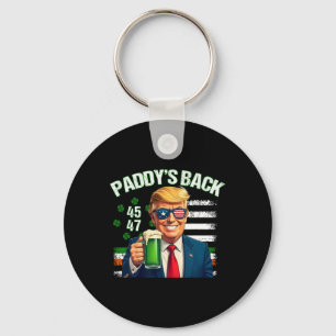 Chaveiro Trump 45 47 Rua de bandeira irlandesa americana Pa