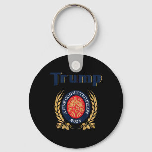 Chaveiro Trump A Fine Convicted Felon 2024 Beer (nas costas