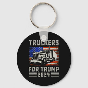Chaveiro Trump American Flag - Trump 2024 Vintage