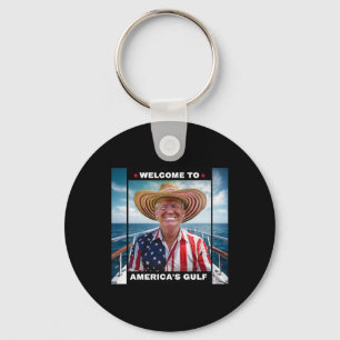 Chaveiro Trump America's Golfo México Presidente Trump Somb