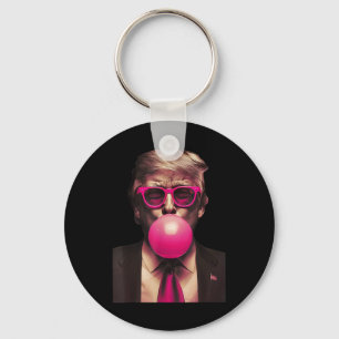Chaveiro Trump Bubble Gum Funny