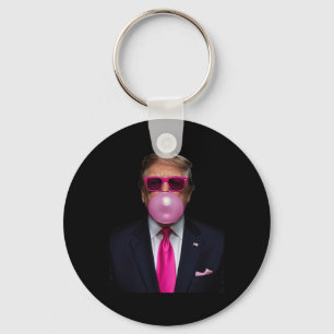 Chaveiro Trump Bubble Gum Shirt 2024 Votação Presidente Fun