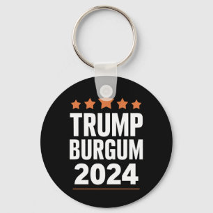 Chaveiro Trump Burgum para Presidente 2024 Eleição EUA