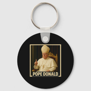 Chaveiro Trump como Papa da Igreja do Vaticano Trump Vatica