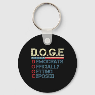 Chaveiro Trump D.o.g. e Doge Department of Governo