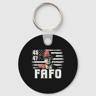 Chaveiro Trump Fafo Us Flag Funny Trump 4 De Julho