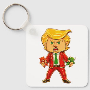 Chaveiro Trump Feliz Trump Engraçado Investimento Trump Car