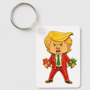 Chaveiro Trump Feliz Trump Engraçado Investimento Trump Car