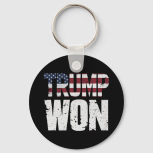 Chaveiro Trump Ganhou 47º Presidente dos EUA Ganhou Eleição