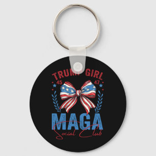 Chaveiro Trump Girl 45 47 Mega Est 2024