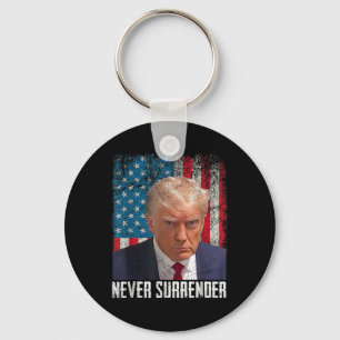 Chaveiro Trump Mug Shot - Donald Trump Mug Shot - Nunca Sur