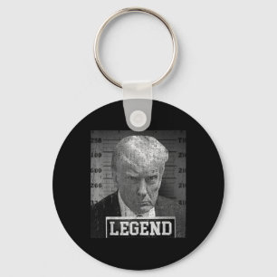 Chaveiro Trump Mugshot Funny Donald Trump Legenda