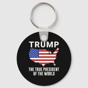 Chaveiro Trump O Verdadeiro Presidente Do Mundo