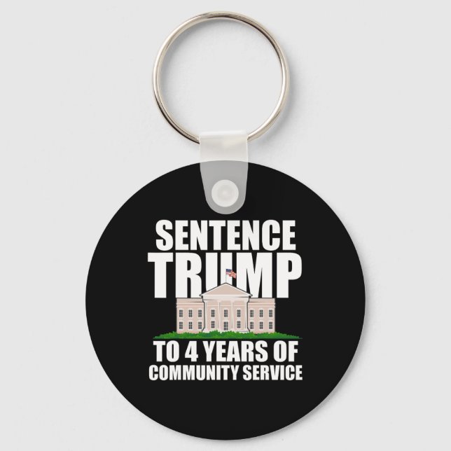 Chaveiro Trump Para 4 Anos De Serviço Comunitário 7  (Frente)