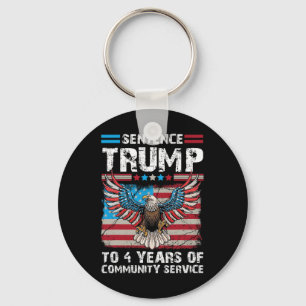 Chaveiro Trump Para 4 Anos De Trump De Serviço Comunitário