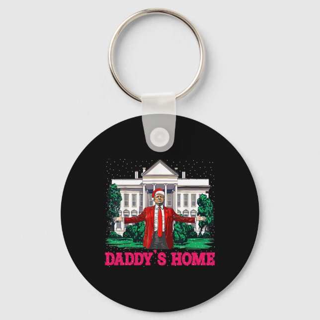 Chaveiro Trump Pink 2024 Leve o Pai americano Ck para casa  (Frente)