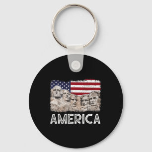 Chaveiro Trump Presidente 45º Rushmore Monte Bandeira Ameri