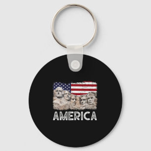 Chaveiro Trump Presidente 45º Rushmore Monte Bandeira Ameri