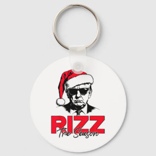 Chaveiro Trump Rizz A Época Engraçado Trump 2024 Xmas Rosa