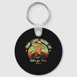 Chaveiro Trump Sempre Desiste Engraçado Trump T.a.c.o