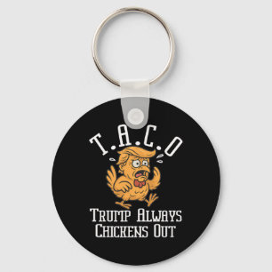 Chaveiro Trump Sempre Desiste Vamos Lá Taco Engraçado 8