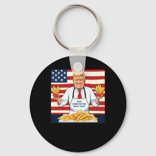 Chaveiro Trump Servindo Mcdonalds Fries