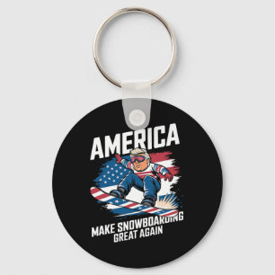 Chaveiro Trump Snowboard Usa - Faça o Excelente de Snowboar