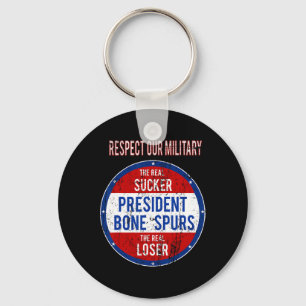 Chaveiro Trump Sucker Perdido Nós Respeitamos O Nosso Milit