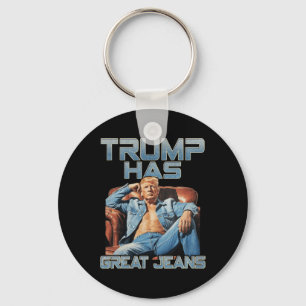 Chaveiro Trump Tem Ótimas Calças Jeans Gráfico Engraçado Re