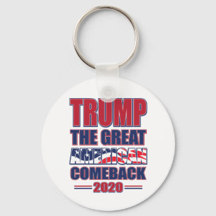 Chaveiro Trump the Excelente American Comeback - Trump 2020