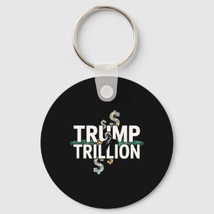 Chaveiro Trump Trilhão De Gráficos Políticos Com Trump E Fa
